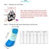 Sizing Chart for Dog Socks