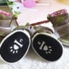 Green and gray star dog sneakers