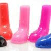 Black-red-pink-fuschia-and-blue-dog-rainboots