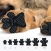 Multiple-sized-black-dog-paw-pads