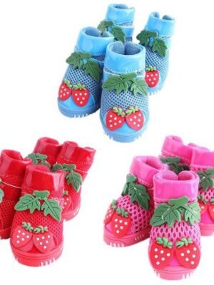 strawberry dog sneakers